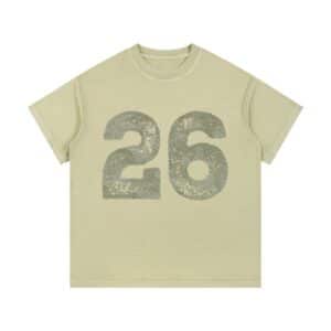 "FRUITS OF LABOR" - Vintage Wash Cotton T-Shirt - Bean Green, L